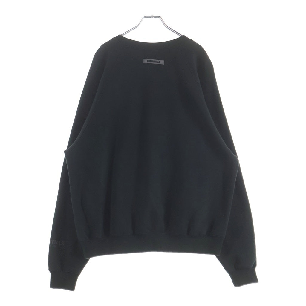 FEAR OF GOD(フィアオブゴッド) フロントブランドロゴ クルーネックトレーナー スウェット ブラック