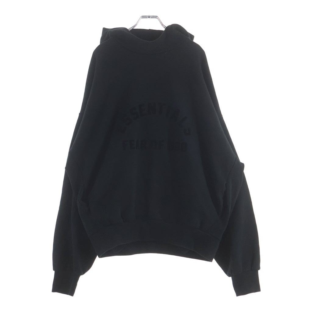 FEAR OF GOD(フィアオブゴッド) フロントロゴ プルオーバーパーカー フーディー ブラック