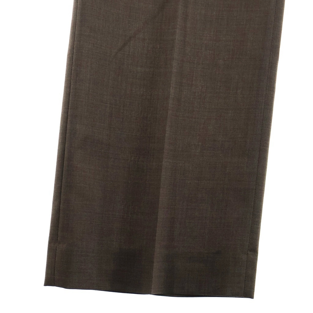 AURALEE(オーラリー) 22SS TROPICAL WOOL SLACKS トロピカル ウール スラックス ブラウン A22SP02WT