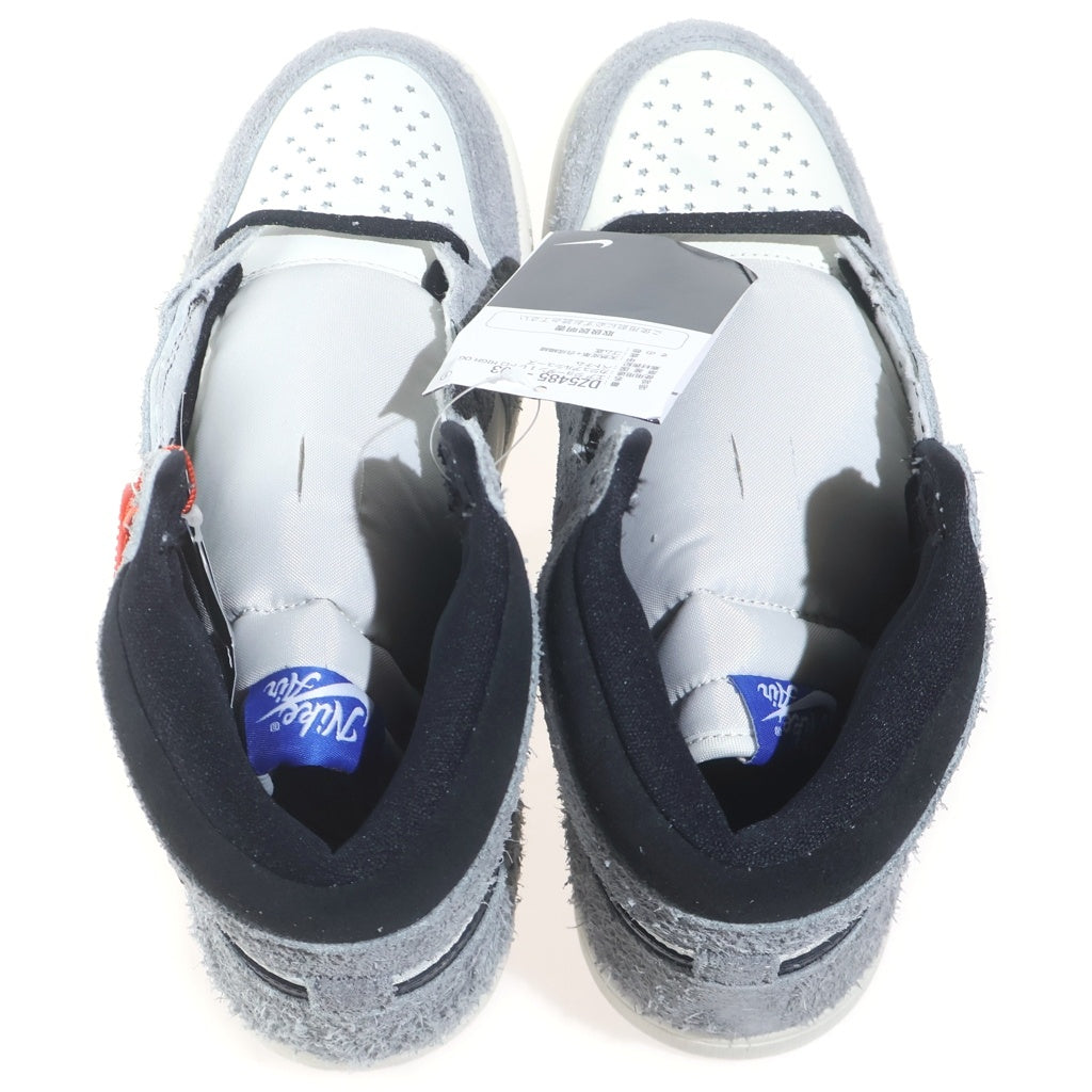 NIKE(ナイキ) AIR JORDAN RETRO HIGH OG COOL GREY DZ5485-003 エアジョーダン1 レトロ レザーハイカットスニーカー グレー/ホワイト US9.5/27.5cm