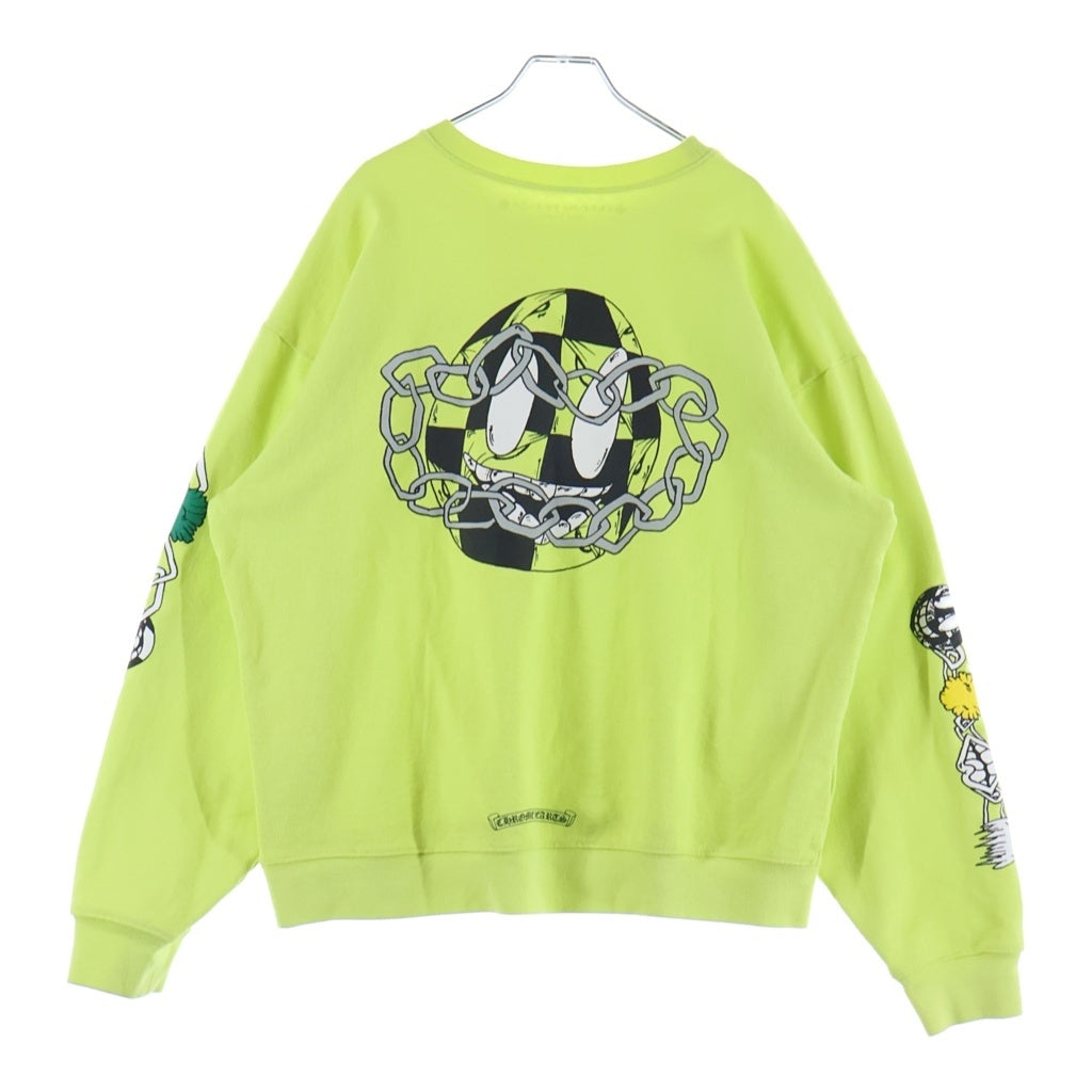 CHROME HEARTS(クロムハーツ) ×MATTY BOY PPO LINK Sweat Shirt マッティボーイ PPOリンク クルーネックスウェットシャツ トレーナー イエロー