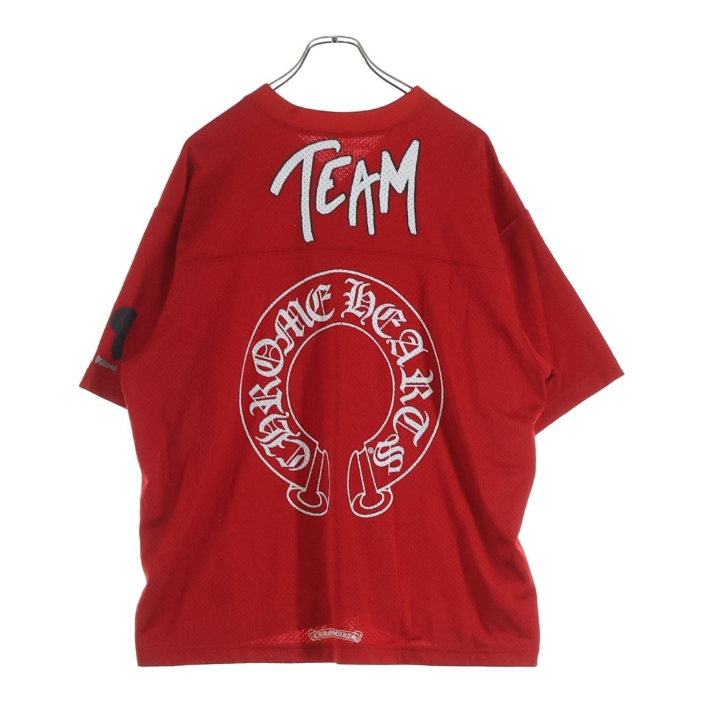 CHROME HEARTS(クロムハーツ) PPO FORM TEAM MESH WARM UP JERSEY TEE MATTY BOYプリントメッシュTシャツ レッド