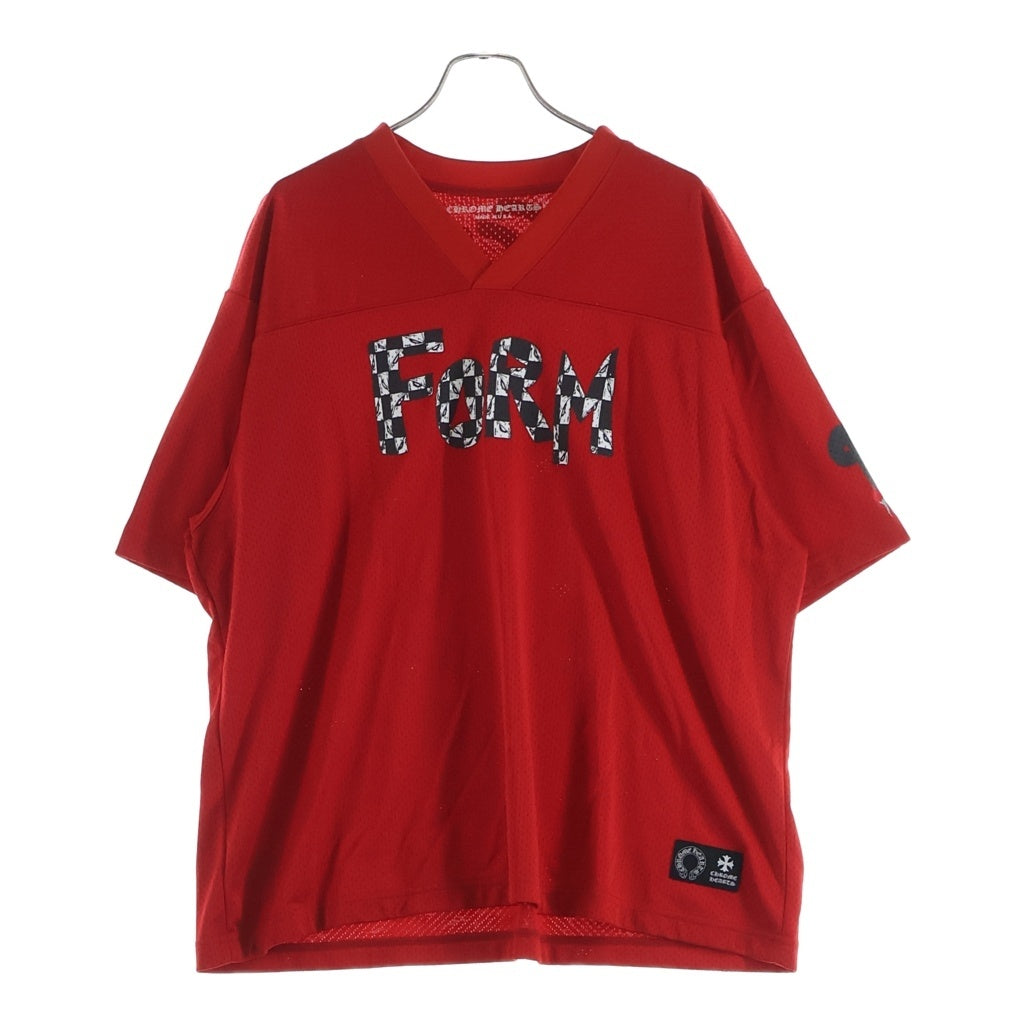 CHROME HEARTS(クロムハーツ) PPO FORM TEAM MESH WARM UP JERSEY TEE MATTY BOYプリントメッシュTシャツ レッド