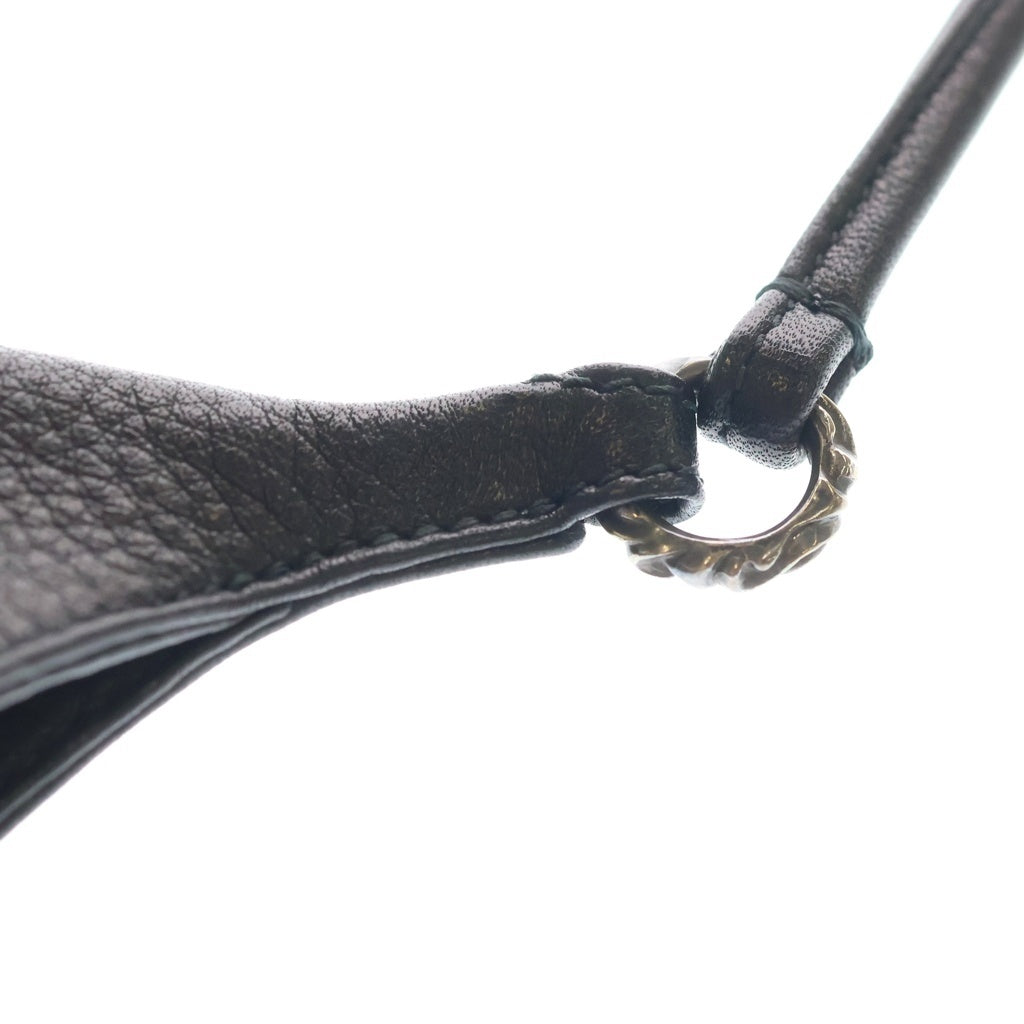 CHROME HEARTS(クロムハーツ) VIV LTHR DAGGER BAG ヴィヴ ダガーレザーバック ショルダーバック ブラック/シルバー