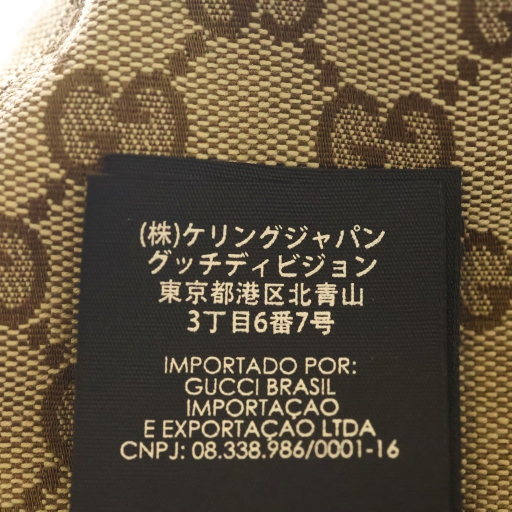 GUCCI(グッチ) GGキャンバス ベースボールキャップ ブラウン 200035