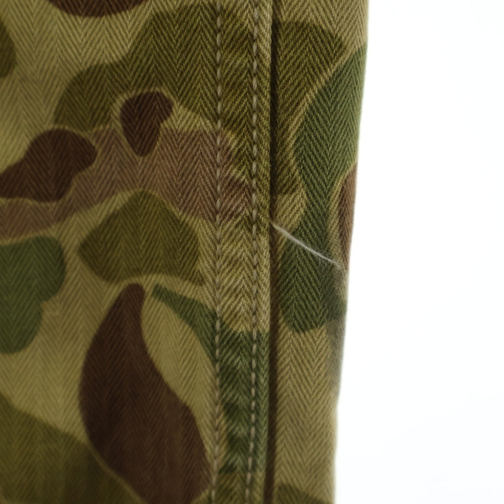 EASTMAN LEATHER CLOTHING(イーストマンレザークロージング) USMC OKINAWA FROGSKIN CAMO PANTS 沖縄 カモパンツ カーキ/ブラウン