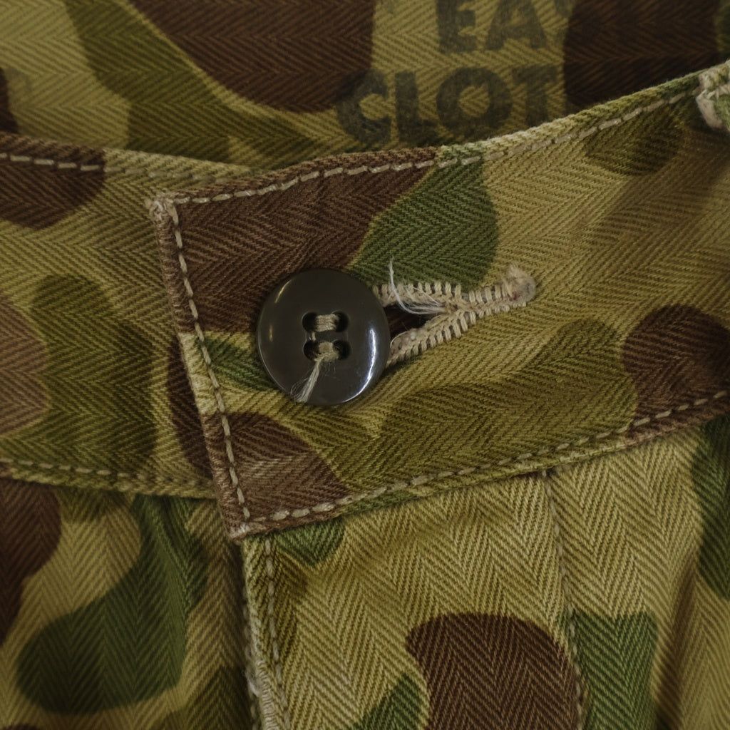 EASTMAN LEATHER CLOTHING(イーストマンレザークロージング) USMC OKINAWA FROGSKIN CAMO PANTS 沖縄 カモパンツ カーキ/ブラウン