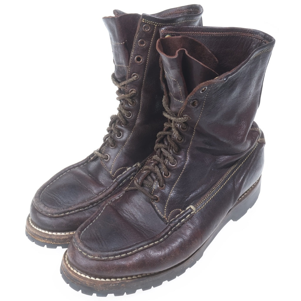 JOHN LOFGREN(ジョンロフグレン) MOHAWK MOCCASIN BOOTS Vibram モカシン ハンティングハイカットブーツ バーガンディー US9/27cm