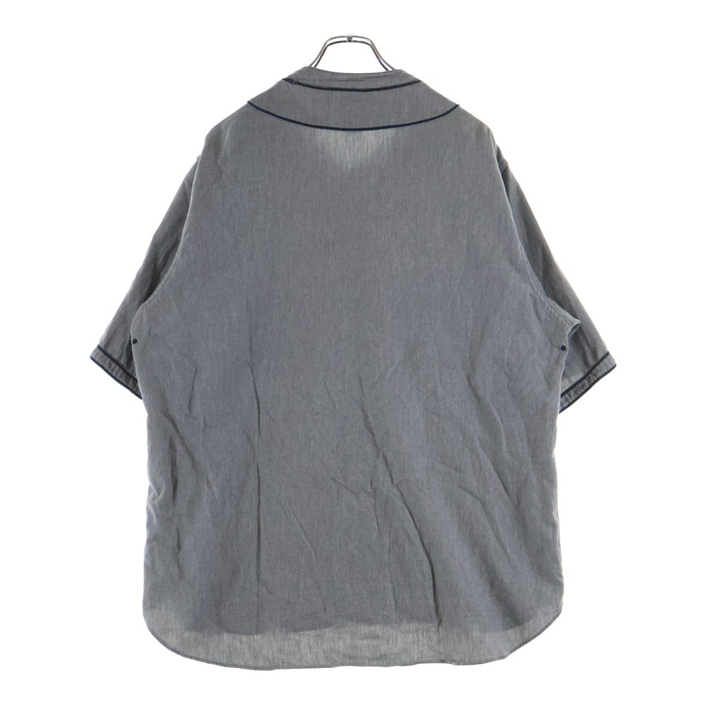 NIGEL CABOURN(ナイジェルケーボン) BASEBALL SHIRT TYPE2 ベースボール 半袖シャツ グレー 8046-00-11001