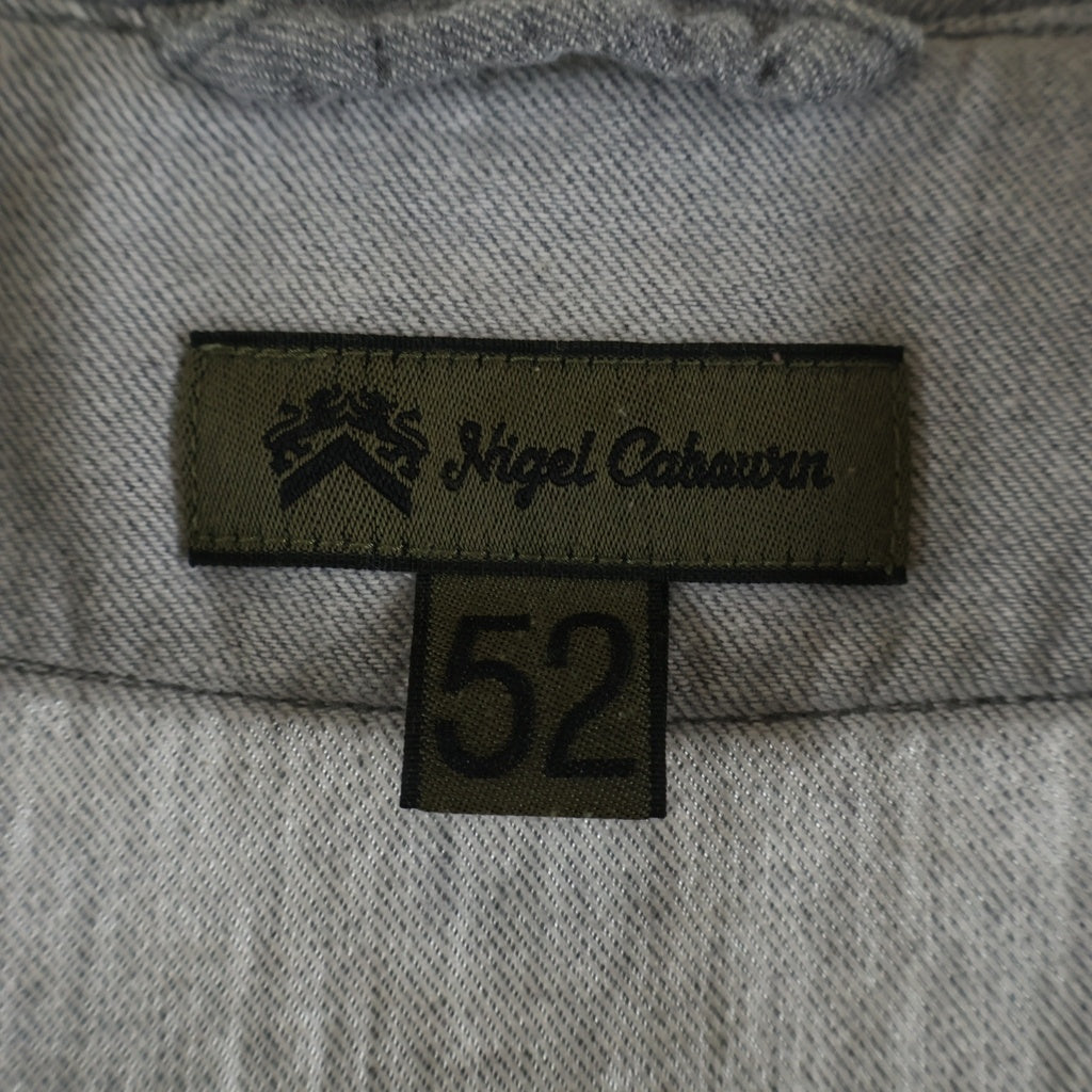 NIGEL CABOURN(ナイジェルケーボン) BASEBALL SHIRT TYPE2 ベースボール 半袖シャツ グレー 8046-00-11001