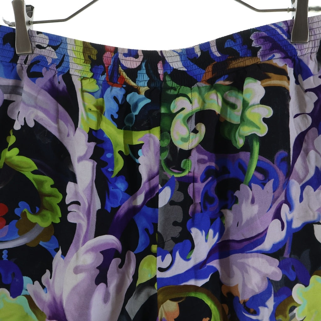 VERSACE(ヴェルサーチ) Baroccoflage Shorts バロッコフラージュ レーヨン ハーフパンツ ショーツ マルチカラー A86432