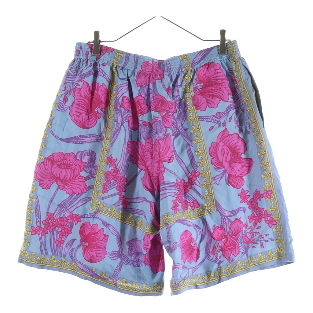 VERSACE(ヴェルサーチ) Acid Bouquet Shorts アシッドブーケ シルク ハーフパンツ ショーツ マルチカラー 1004713