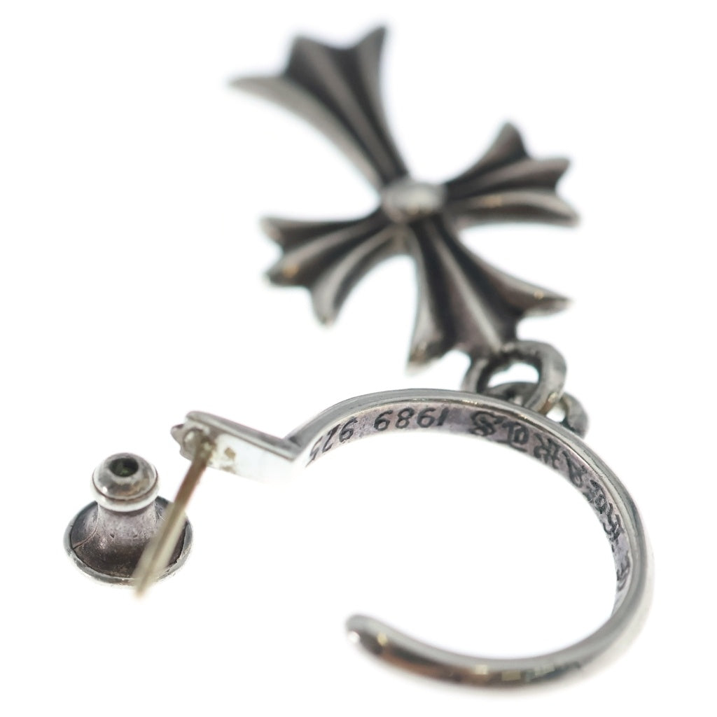CHROME HEARTS(クロムハーツ) TINY CH CROSS タイニーCHクロス フープピアス シルバー BCA115