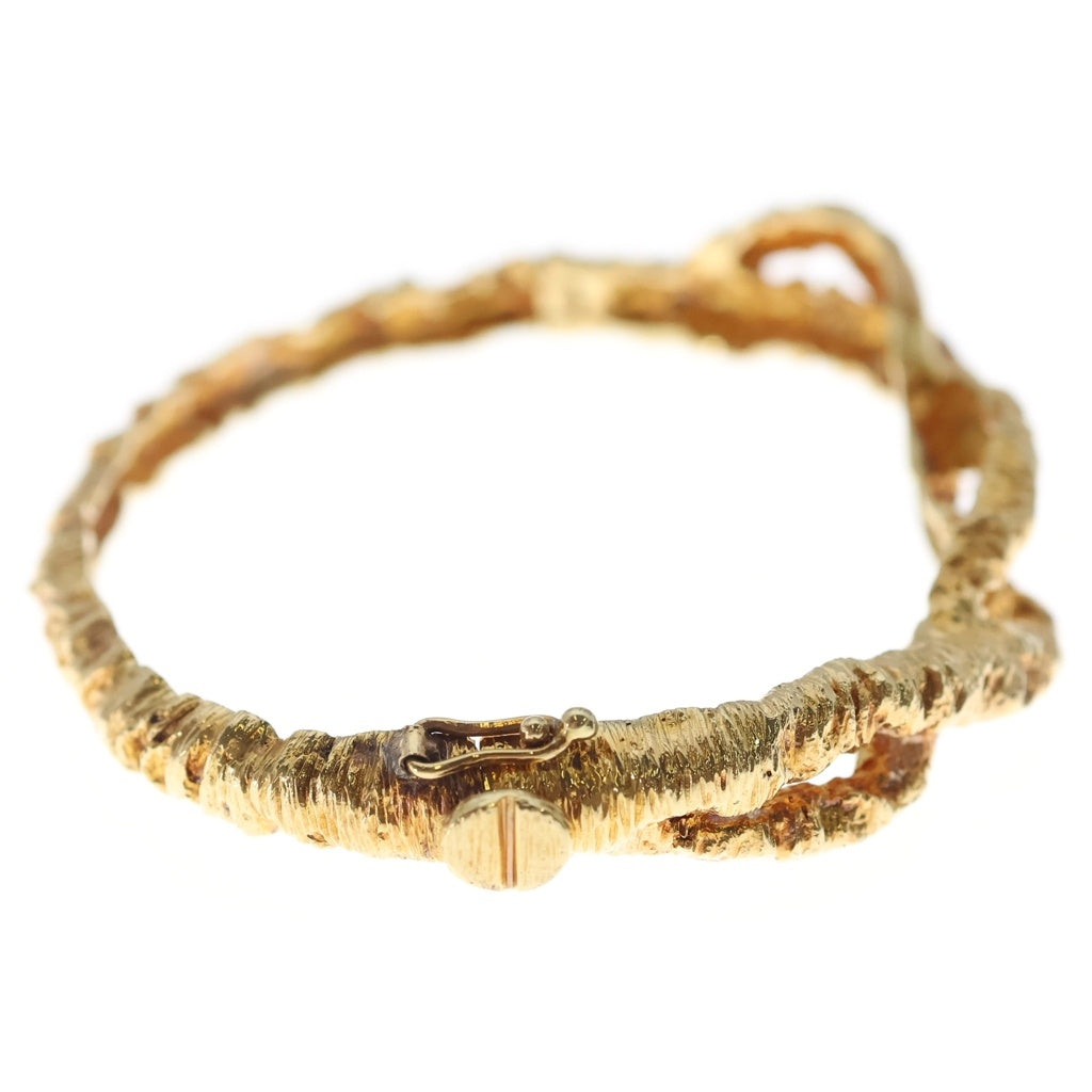 NO BRAND(ノーブランド) Gilbert Albert K18 750 BRACELET ジルベールアルベール ブレスレット ゴールド
