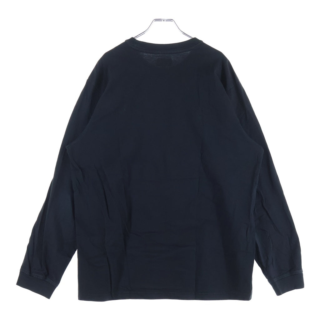 SUPREME(シュプリーム) 23AW WOVEN LABEL ウーブンレーベル 長袖カットソー ブラック
