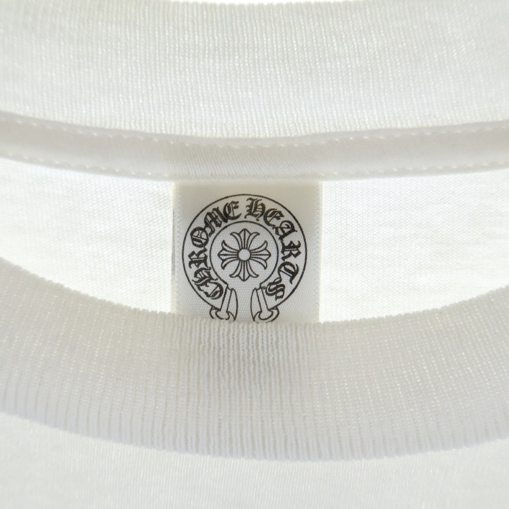 CHROME HEARTS(クロムハーツ) OLD S/S オールド バックCHプラスプリント 半袖Tシャツカットソー ホワイト