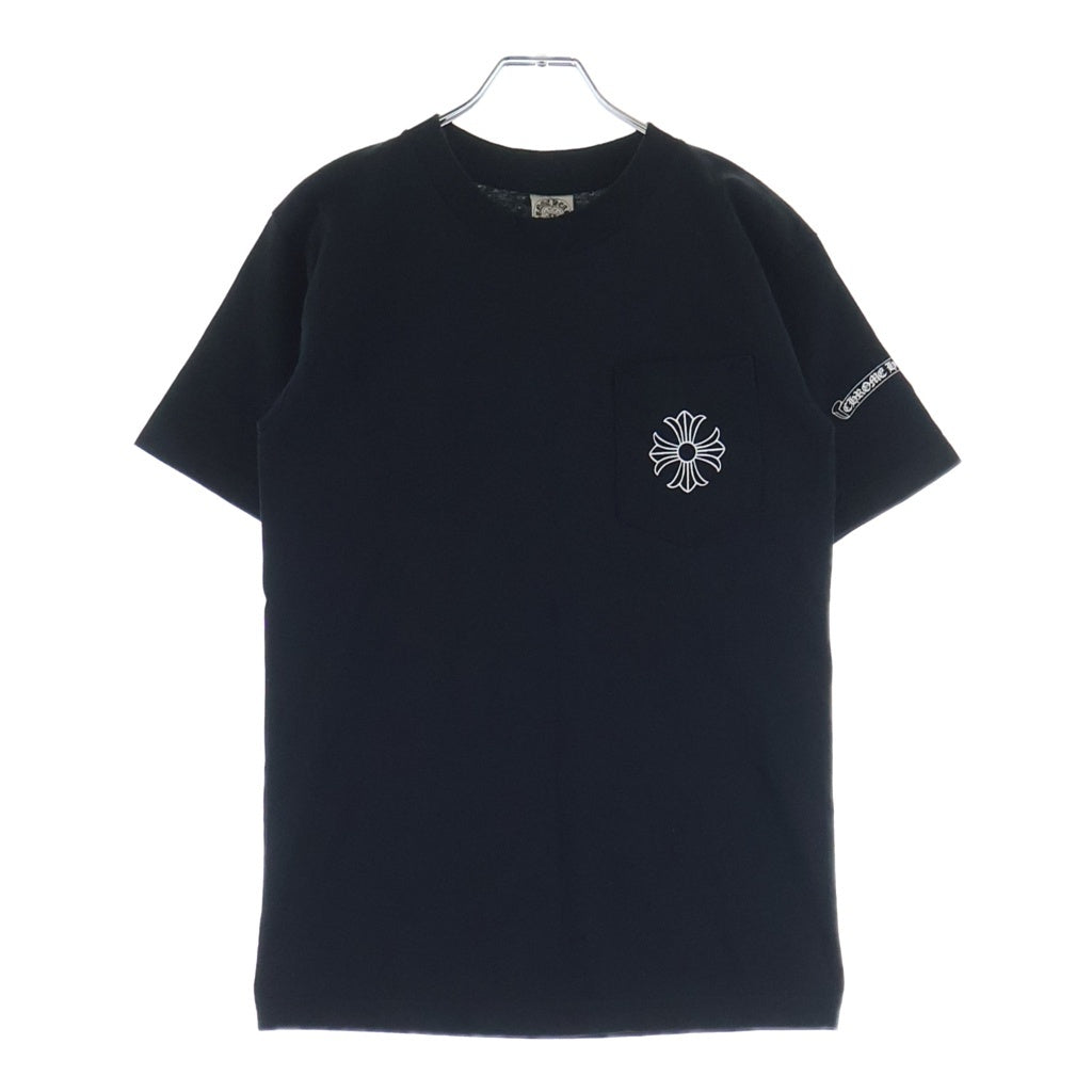 CHROME HEARTS(クロムハーツ) Malibu Limited CH Plus Block Cross Tee マリブ限定 ブロッククロス 半袖Tシャツカットソー ブラック