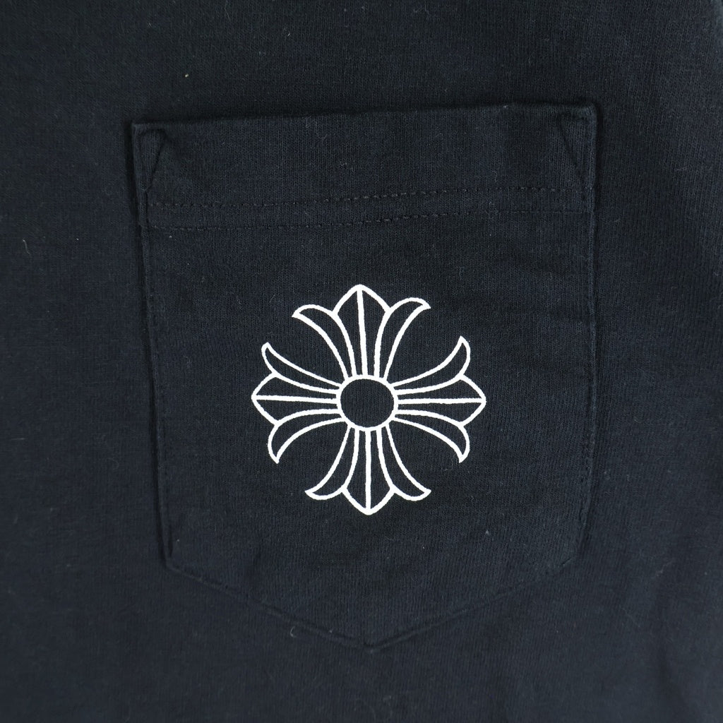 CHROME HEARTS(クロムハーツ) Malibu Limited CH Plus Block Cross Tee マリブ限定 ブロッククロス 半袖Tシャツカットソー ブラック