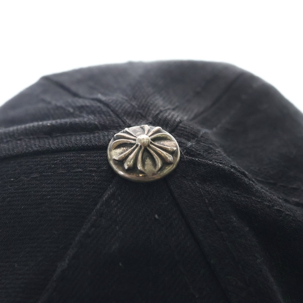 CHROME HEARTS(クロムハーツ) TRUCKER CAP デニムトラッカー ホースシュー刺繍 デニムキャップ 帽子 ブラック