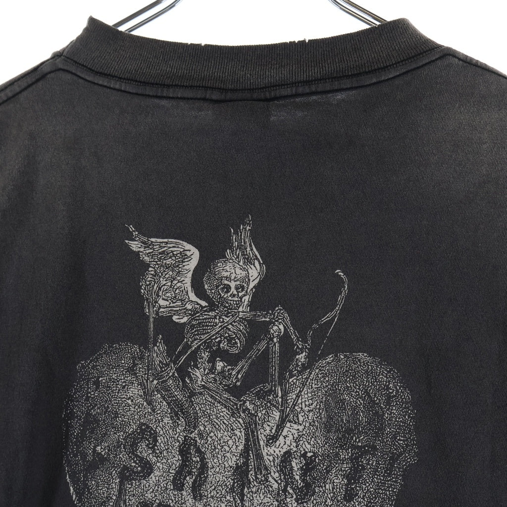 SAINT MICHAEL(セントマイケル) 25SS×NEIGHBORHOOD S/S TEE SM-HR3-0000-C70 ネイバーフッド クルーネック半袖Tシャツ カットソー チャコールグレー