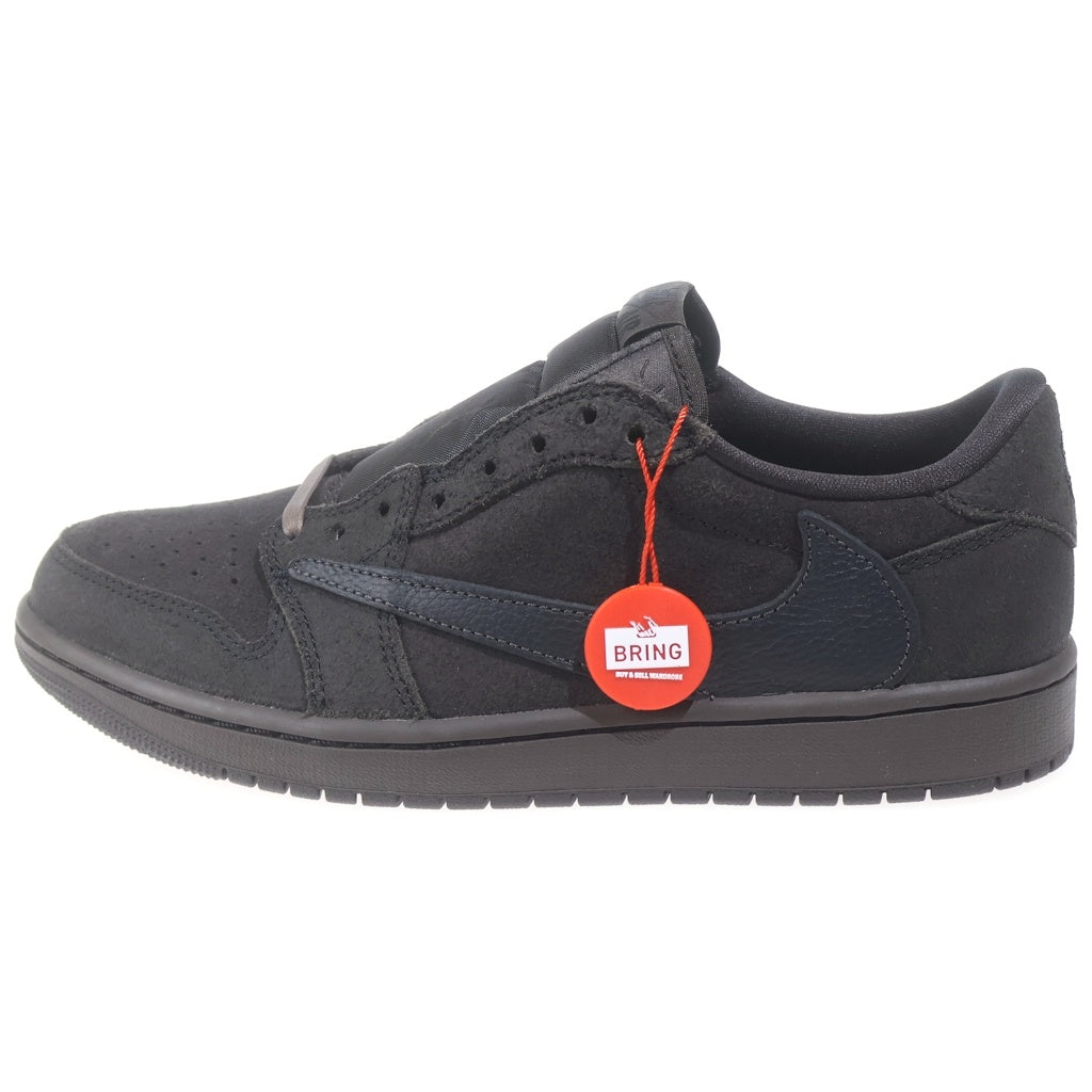 NIKE(ナイキ) ×TRAVIS SCOTT AIR JORDAN 1 LOW OG SP VELVET BROWN DM7866-202 トラヴィススコット エアジョーダン1 ベルベットブラウン ローカットスニーカー ブラウン US9/27cm