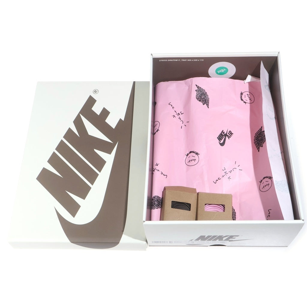 NIKE(ナイキ) ×TRAVIS SCOTT AIR JORDAN 1 LOW OG SP VELVET BROWN DM7866-202 トラヴィススコット エアジョーダン1 ベルベットブラウン ローカットスニーカー ブラウン US9/27cm