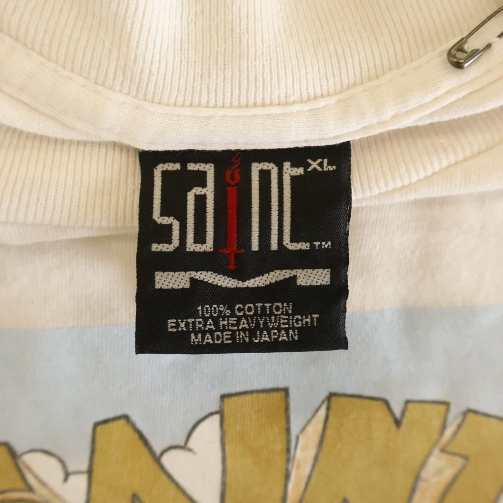 SAINT MICHAEL(セントマイケル) 26SS SAINT WET SS T-SHIRT プリントTシャツ 半袖 カットソー ホワイト SM-MK8-0000-016