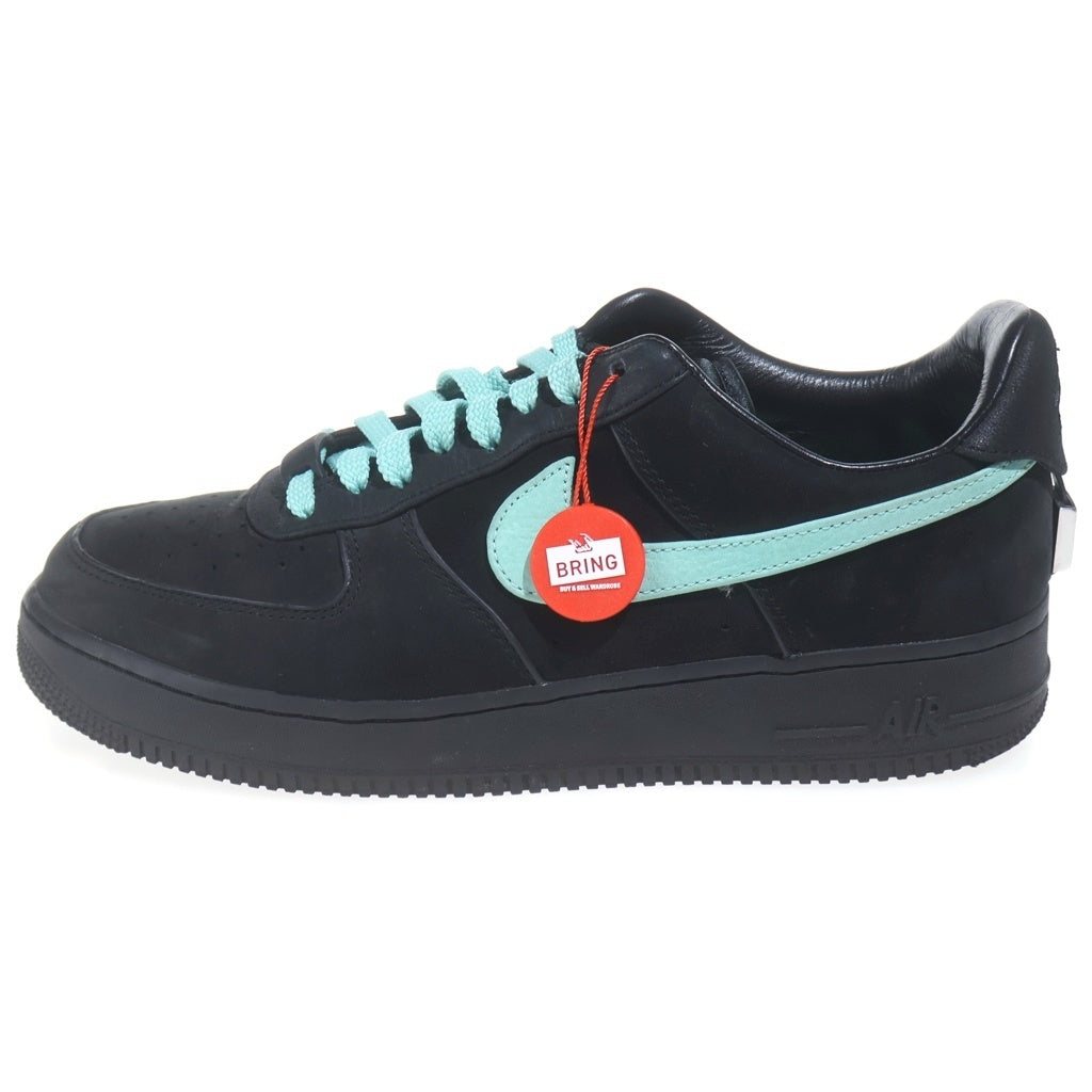 NIKE(ナイキ) ×TIFFANY&CO AIR FORCE 1 LOW 1837 BLACK ティファニー エアフォース1 ローカットスニーカー ブラック US10/28cm DZ1382-001
