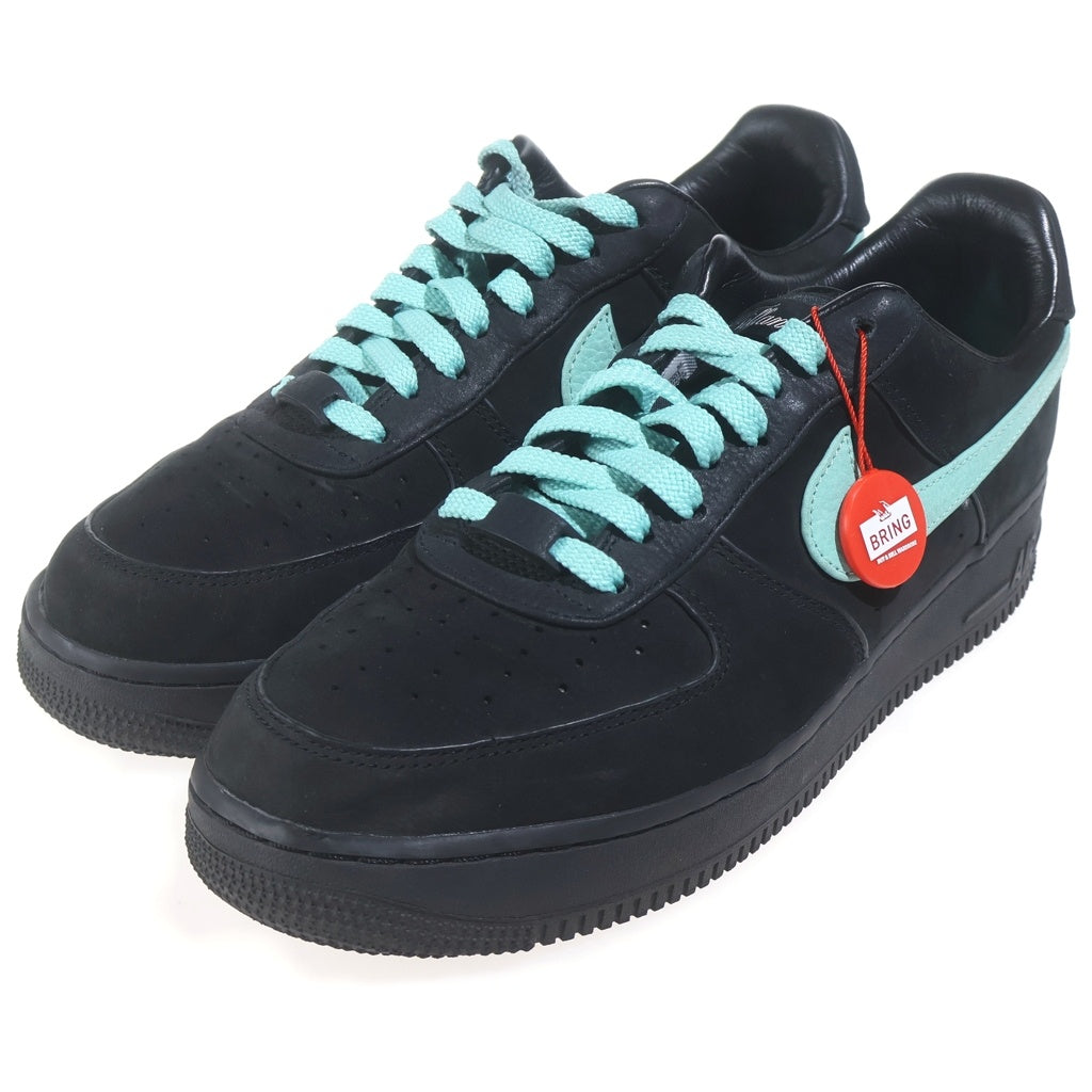 NIKE(ナイキ) ×TIFFANY&CO AIR FORCE 1 LOW 1837 BLACK ティファニー エアフォース1 ローカットスニーカー ブラック US10/28cm DZ1382-001