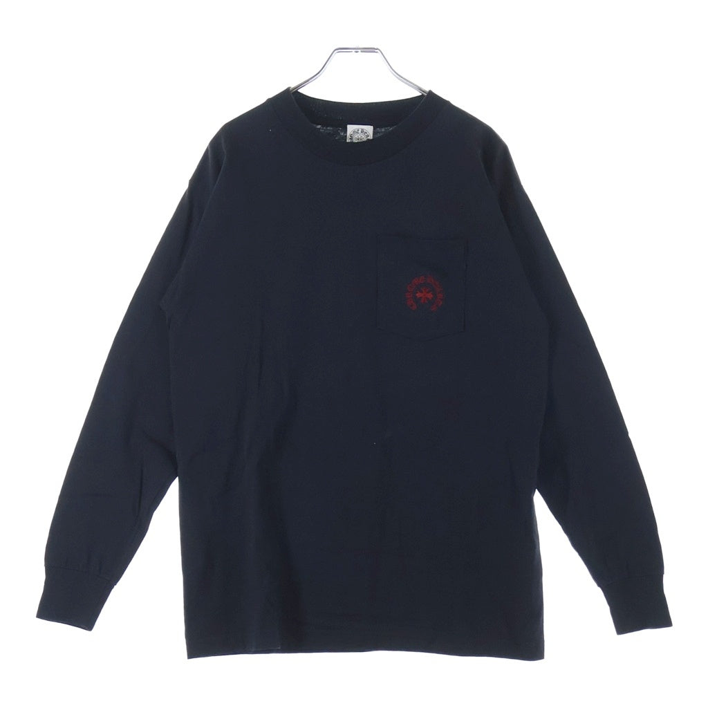 CHROME HEARTS(クロムハーツ) OLD L/S TEE オールド CHプラス刺繍プリント 長袖Tシャツカットソー ブラック