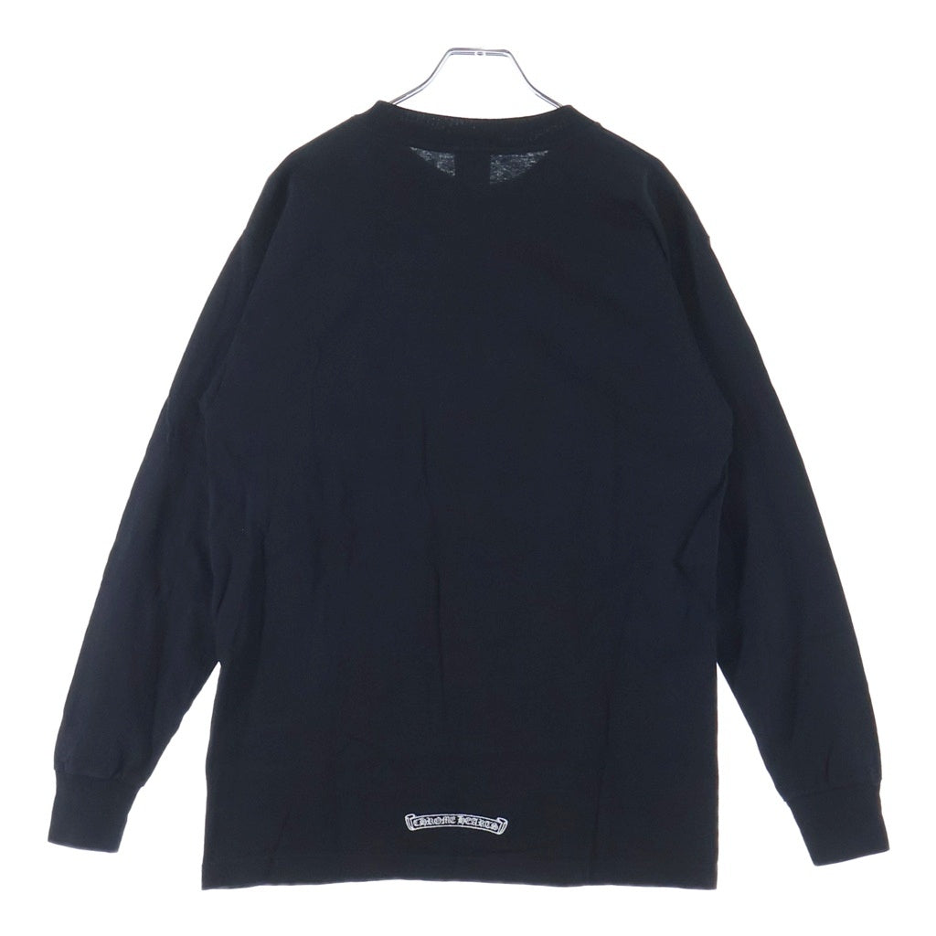 CHROME HEARTS(クロムハーツ) OLD L/S TEE オールド CHプラス刺繍プリント 長袖Tシャツカットソー ブラック