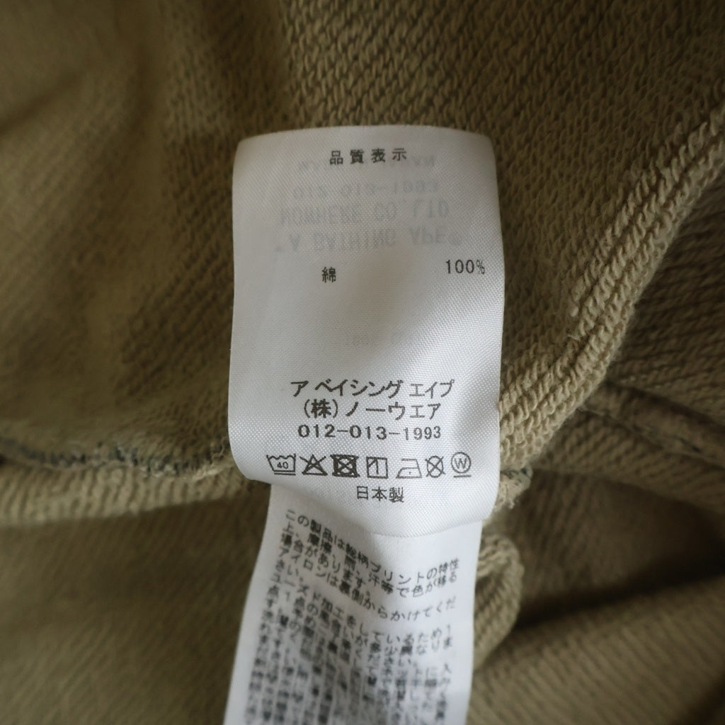 A BATHING APE(アベイシングエイプ) Shark-graphic Camouflage Shorts シャークグラフィック カモフラージュ ショートパンツ ベージュ/カーキ 001SPL301001M
