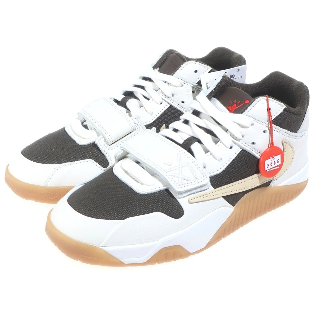 NIKE(ナイキ) ×TRAVIS SCOTT JORDAN JUMPMAN JACK トラヴィススコット ジョーダン ジャンプマン ローカットスニーカー ホワイト/ブラウン US9/27.0cm FZ8117‐100