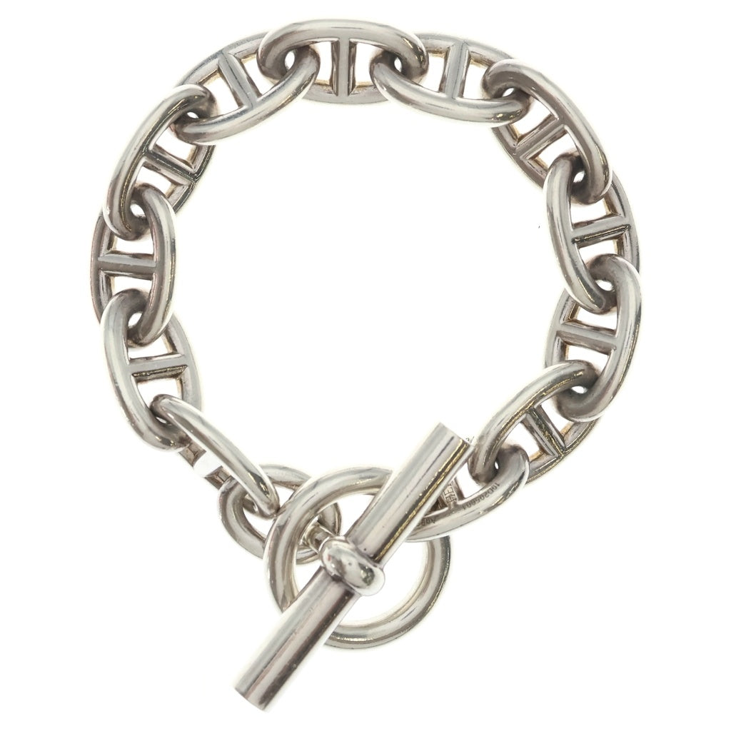 HERMES(エルメス) Chaine d'Ancre TGM シェーヌダンクル チェーンブレスレット シルバー 12LINK