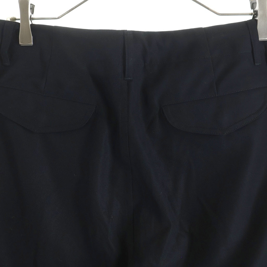 Graphpaper(グラフペーパー) 26SS High Twist Gabardine Military Pants ハイツイストギャバジンミリタリーパンツ ブラック GM261-40083B