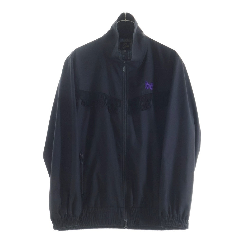 Needles(ニードルス) Fringe Track Jacket フリンジトラックジャケット ブラック KP128