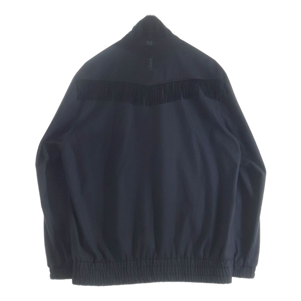 Needles(ニードルス) Fringe Track Jacket フリンジトラックジャケット ブラック KP128