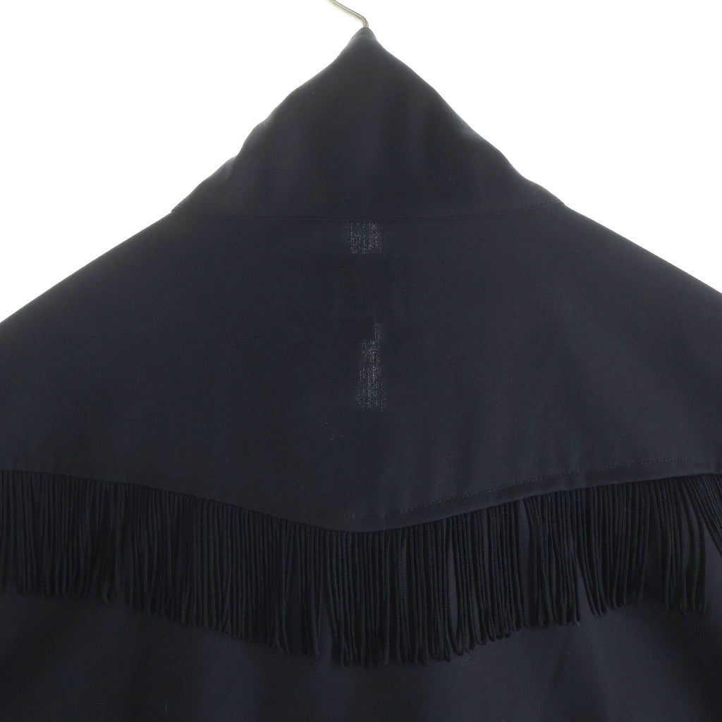 Needles(ニードルス) Fringe Track Jacket フリンジトラックジャケット ブラック KP128