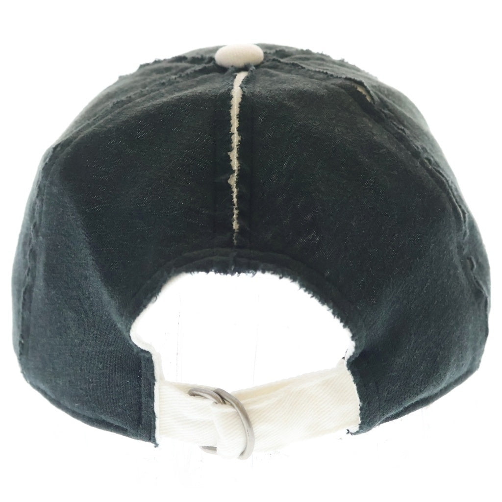 Acne Studios(アクネ ストゥディオズ) STOCKHOLM ロゴプリント ベースボールキャップ 帽子 ブラック FN-UX-HATS000289