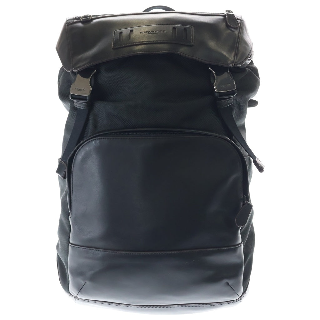COACH(コーチ) Terrain Roll Top Backpack テレイン ロールトップ バックパック リュック ブラック F50503