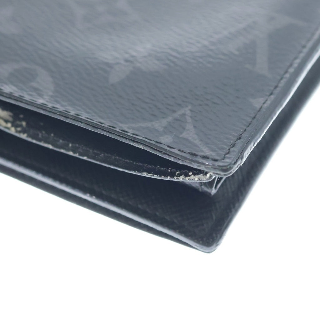 LOUIS VUITTON(ルイヴィトン) モノグラムエクリプス ポルトフォイユミュルティプル 二つ折り財布 コンパクトウォレット ブラック M61695 レディース