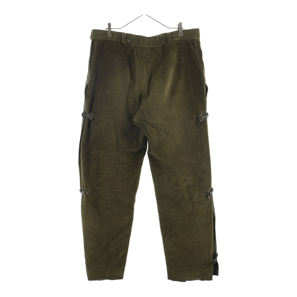 VALENTINO(ヴァレンティノ) Corduroy Pants コーデュロイパンツ 切替 ブラウン/カーキ