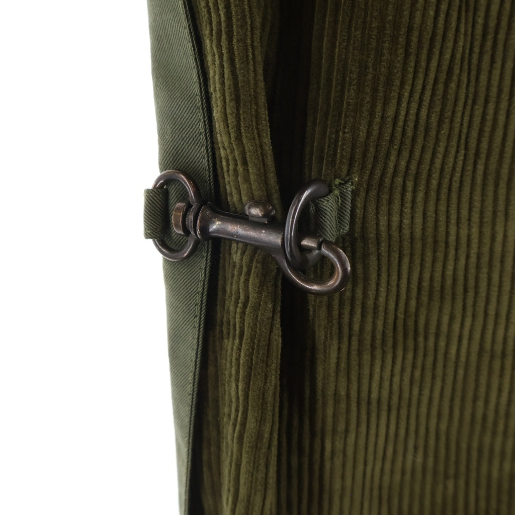 VALENTINO(ヴァレンティノ) Corduroy Pants コーデュロイパンツ 切替 ブラウン/カーキ
