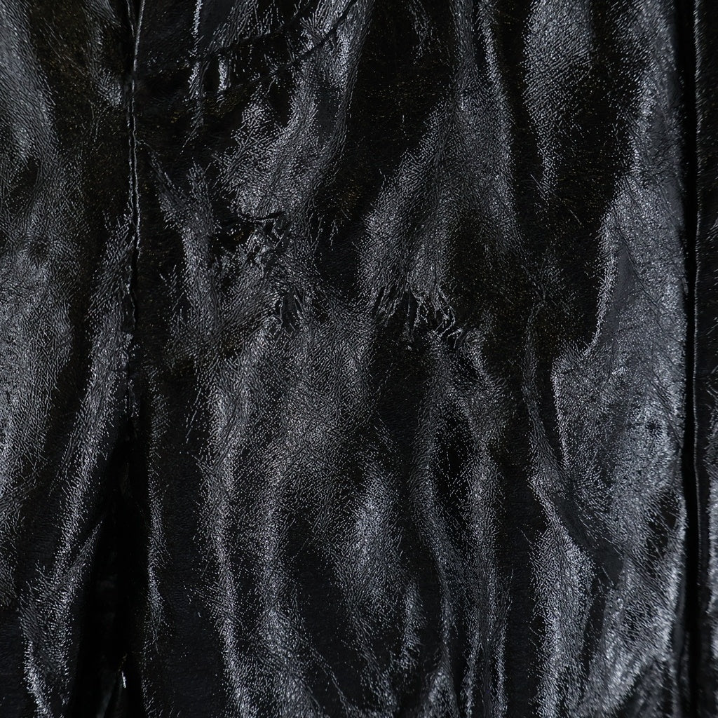 NO BRAND(ノーブランド) 【YOIKADAKADA】 Vinyl Pants ビニールパンツ エナメル ブラック