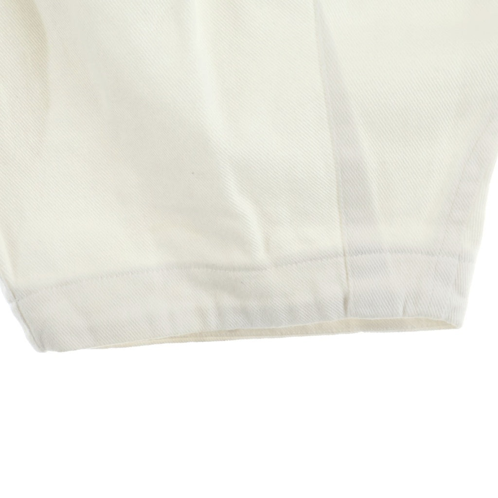 BLACK COMME des GARCONS(ブラックコムデギャルソン) 21SS Wide Pants ドローストリング ワイドバルーン イージーパンツ ホワイト 1G-P029