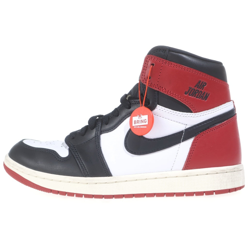 NIKE(ナイキ) AIR JORDAN1 RETRO HIGH OG BLACK TOE REIMAGINED DZ5485-106 エアジョーダン1 レトロ ブラックトゥ リイマジンド ハイカットスニーカー US8.5/26.5cm ブラック/ホワイト/レッド