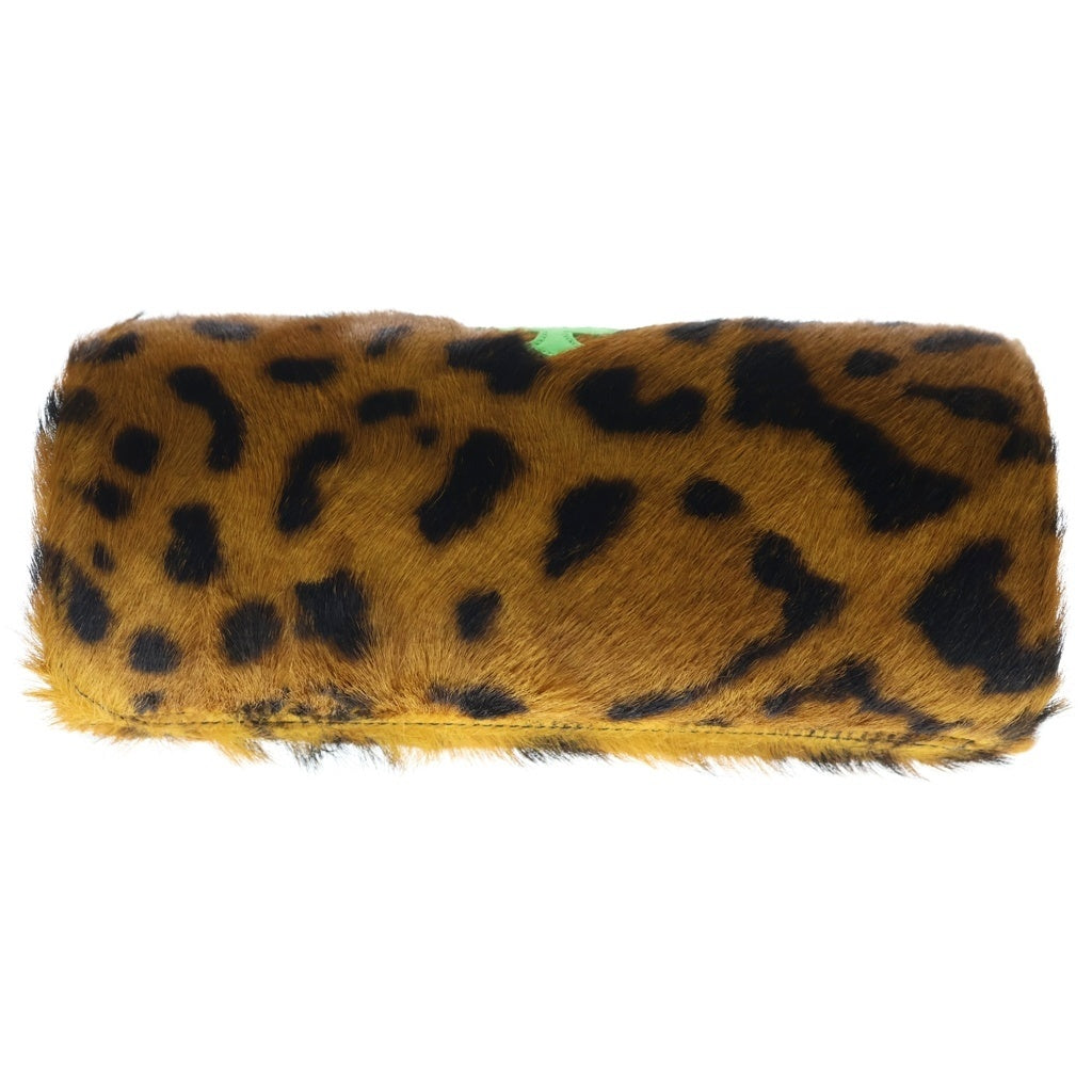 CHROME HEARTS(クロムハーツ) JEWELRY ROLL 3CEMETERY ジュエリーロール 3セメタリークロス ハラコ 時計入れ ブラウン/グリーン