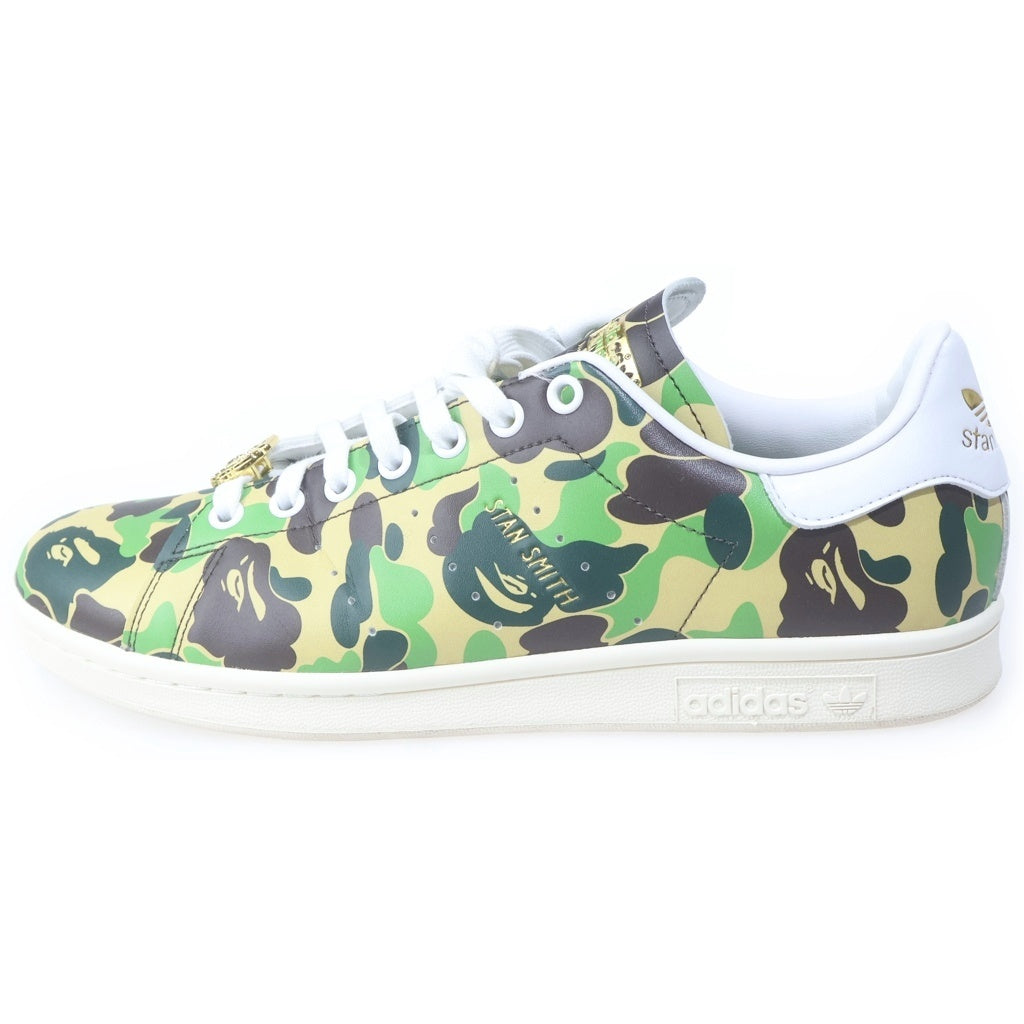 adidas(アディダス) ×A BATHING APE STAN SMITH ABC CAMO ア ベイシングエイプ スタンスミス カモ柄 ローカットスニーカー マルチ US9.5/27.5cm IG8949