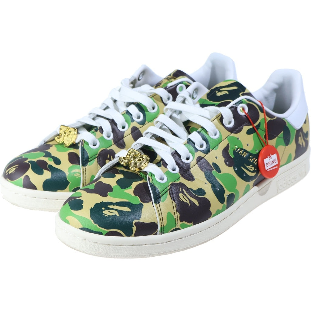 adidas(アディダス) ×A BATHING APE STAN SMITH ABC CAMO ア ベイシングエイプ スタンスミス カモ柄 ローカットスニーカー マルチ US9.5/27.5cm IG8949