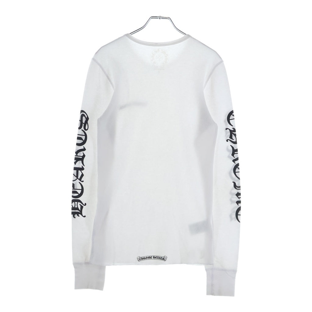 CHROME HEARTS(クロムハーツ) THERMAL L/S TEE アーム英字ロゴプリント